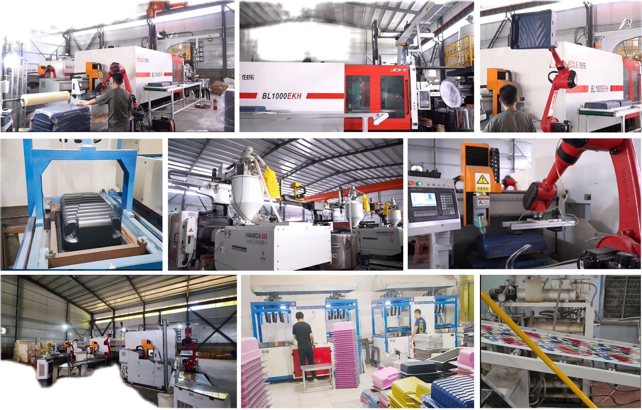 Production workshop collage