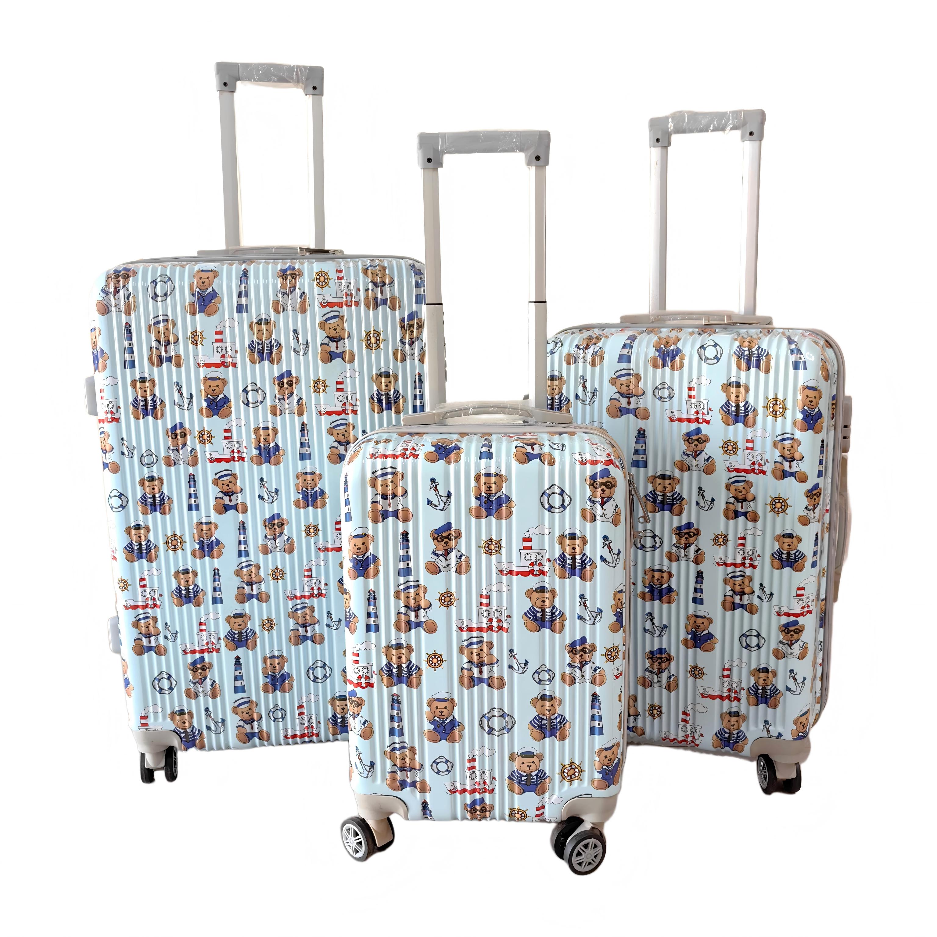 Color Starry Sky ABS+PC Printed Luggage Set detail 3
