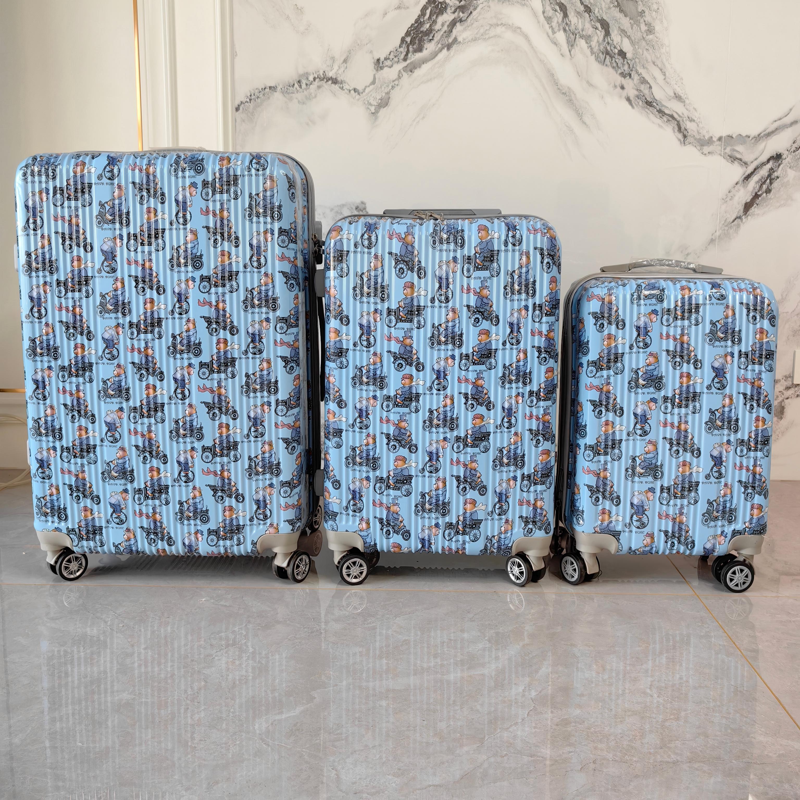 Color Graffiti Pop ABS+PC Printed Luggage Set detail 2