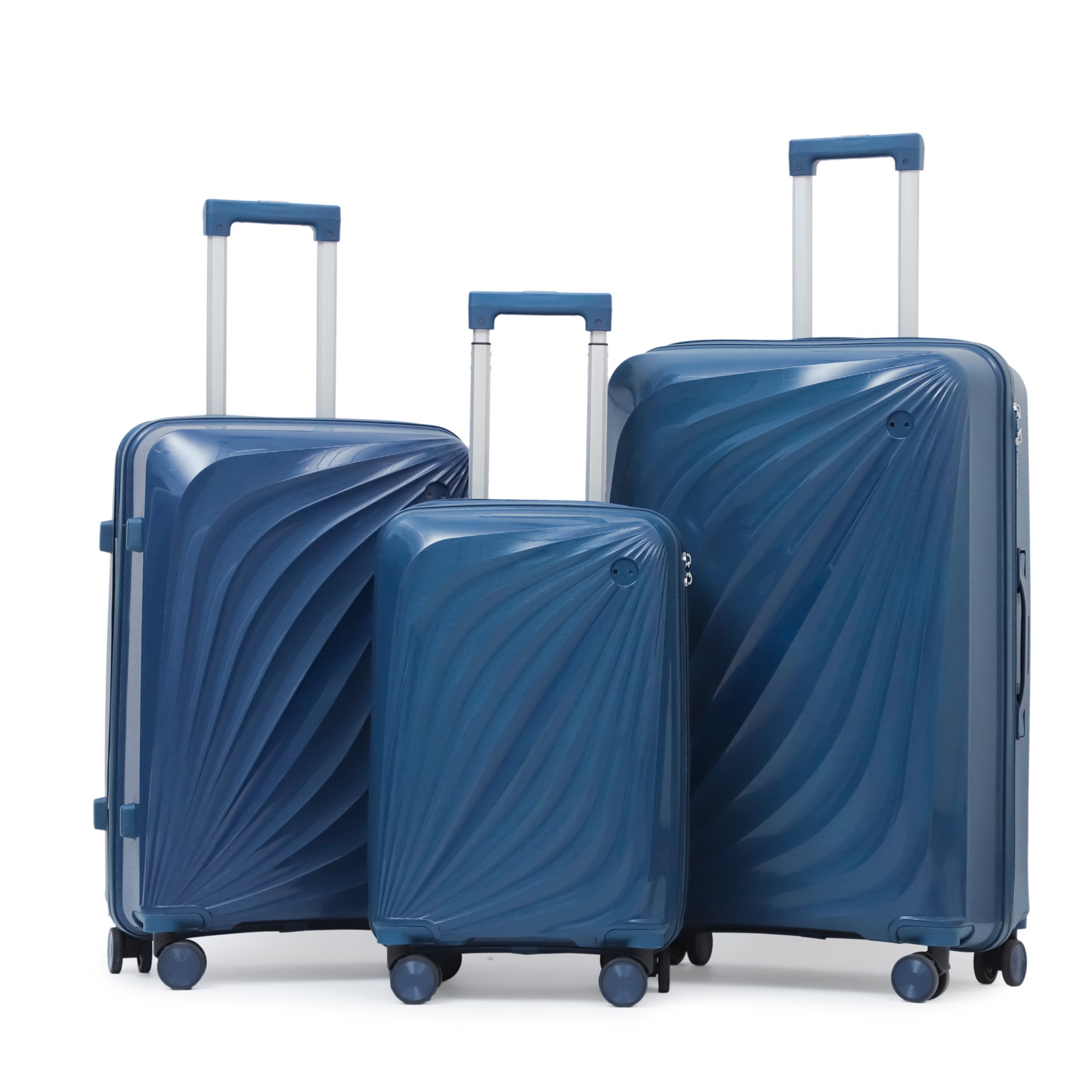 Color FlowShell PP Luggage Set detail 1