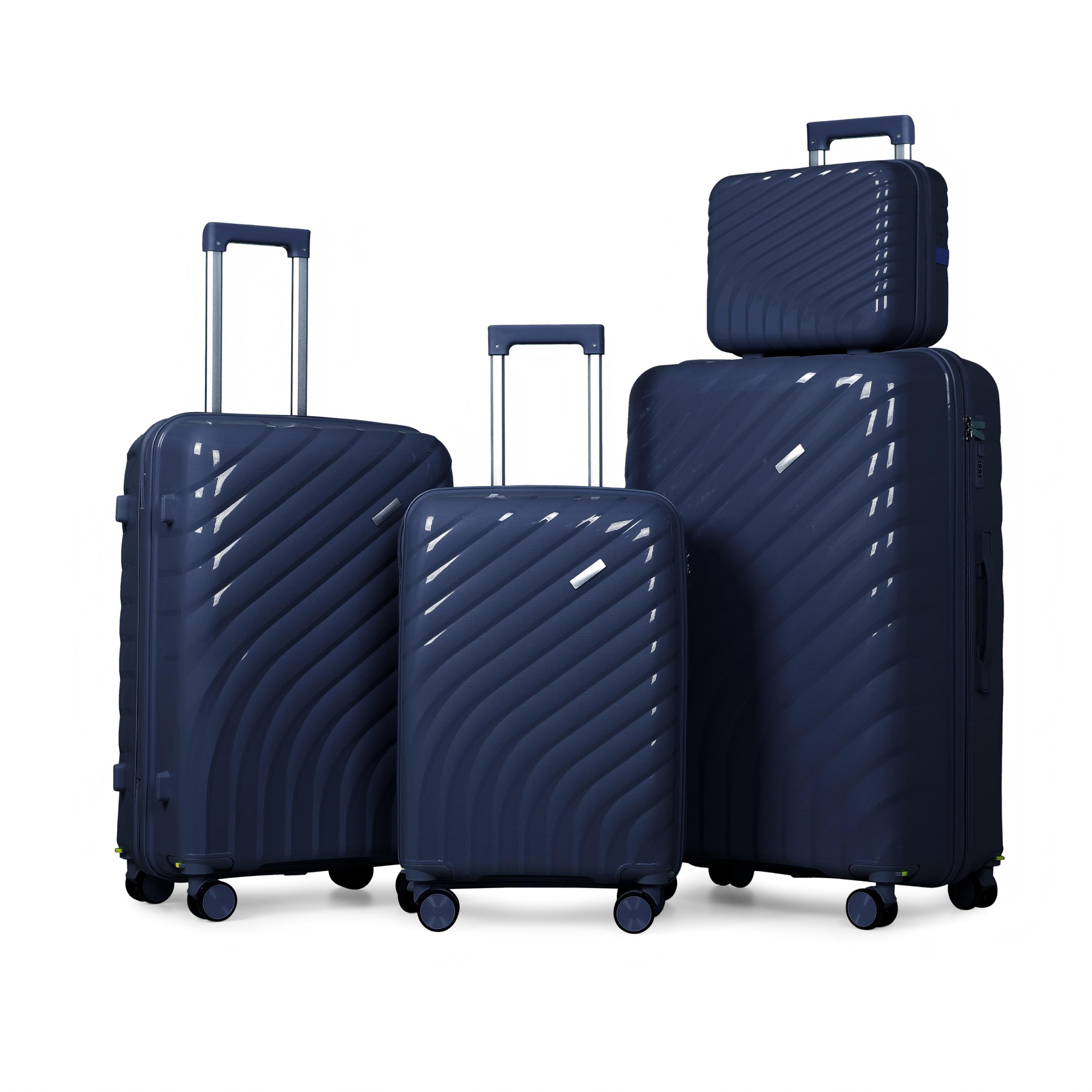 Color WaveLine PP Luggage Set